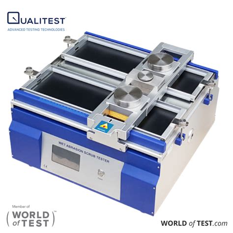 scrub test machine impact tester|qualiwast scrub tester.